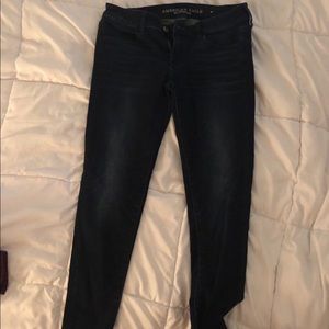 American eagle jeggings dark blue